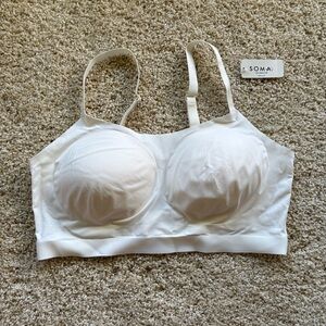 Soma Enbliss Luxe Adjustable Bralette Ivory XXL